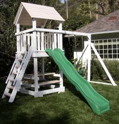 <b>P-9:</b> 2 Position Swing System Fort Wave Slide Picnic Table