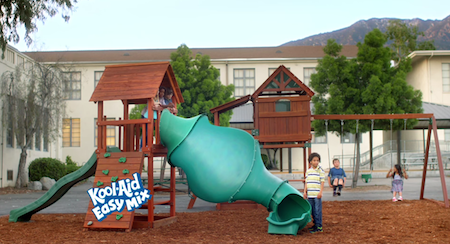 We supply Swing Sets / Trampolines for rent on TV / film production shoots
